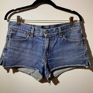 Lucky Brand Dungaree Cut-off Denim Shorts, Size 6